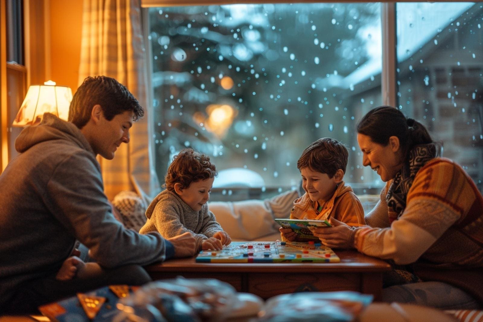 Que faire quand il pleut en famille à la maison ?