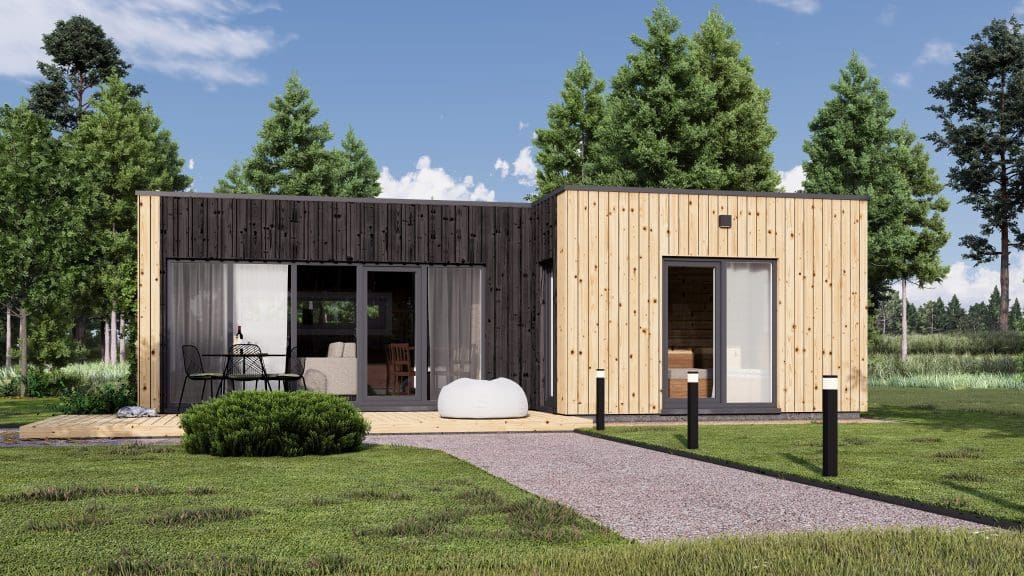chalet de jardin habitable