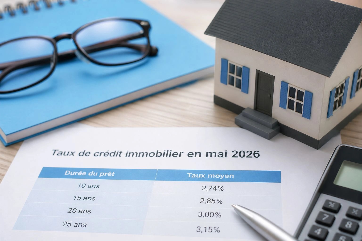 Taux immobilier 2026 : niveaux, tendance et leviers pour emprunter moins cher